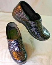 Dansko Professional Clog Slip Resistant Purple Tones  Women's Sz EU 41, US Sz 9