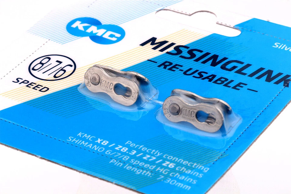 2 Pairs KMC Chain Missing Link 6/7/8 Speed Chain Master Links X8/Z8.3/Z7/Z6 - Image 2 of 4