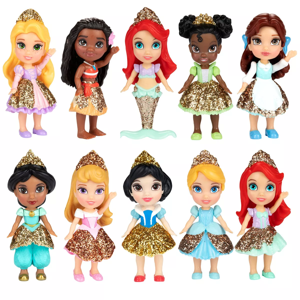 Disney Princess Mini Toddler 3 Inch Posable Doll - Choose Your Favourite