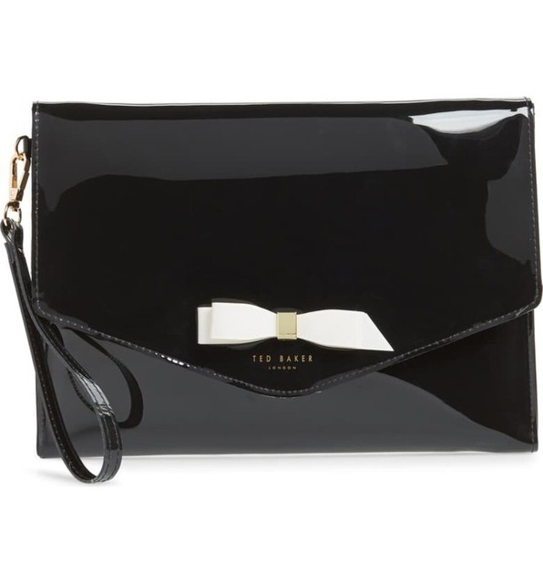 ted baker anisee quilted bow travel bag