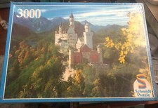 Vintage Neuschwanstein Castle In Autumn Sealed 3000 pc Schmidt Puzzle NOS