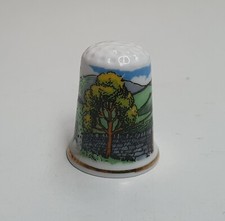 Pan Arts Collectables Sydney Souvenir English Bone China Thimble 2cm Landscape