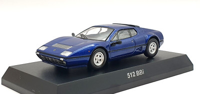 Modèle Réduit Ferrari 512 BBi Bleu Kyosho 1/64 - Diecast - Occasion