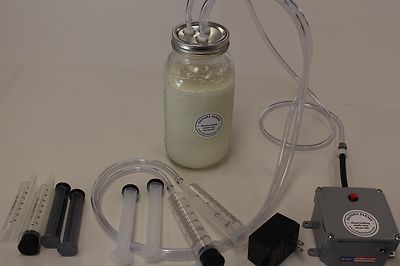 Goat Sheep Cow Vacuum-Pulse Milk Machine The Brute Milking Kit  One Half Gallon