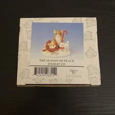 Fitz and Floyd The Season Of Peace-Charming Tails Mouse Figurine