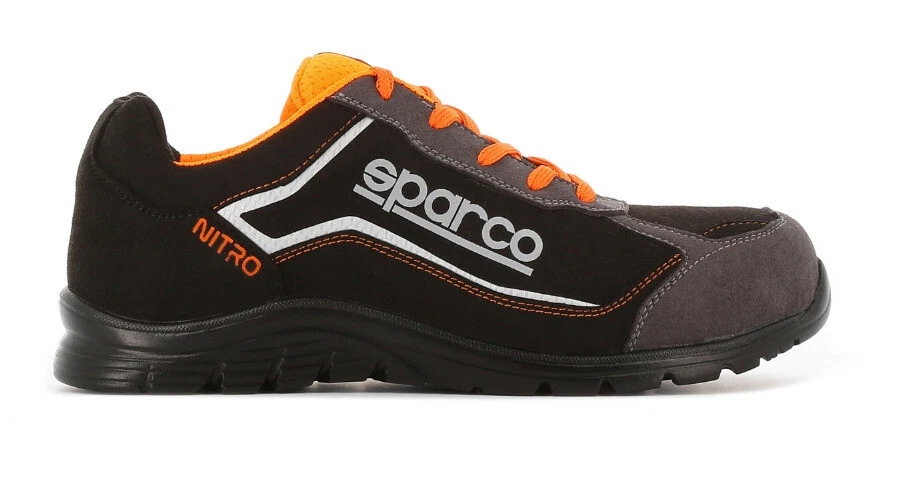 Sparco NITRO S3 low-cut Mechanics Safety Shoes black/grey - size 47