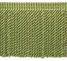 Celadon 6" Bullion Fringe Trim, Decorative Gimp Design Green [5 Yards]