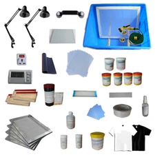 Silk Screen Printing Equipments & Materials Kit T-Shirt DIY Making Tool