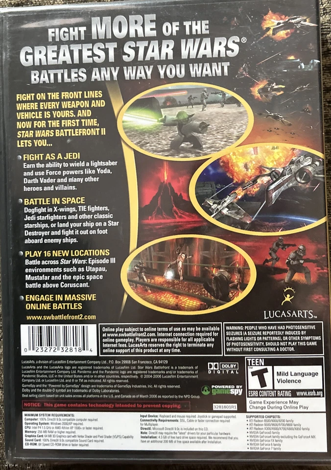 STAR WARS BATTLEFRONT II PC CD/ROM - Image 2 of 3