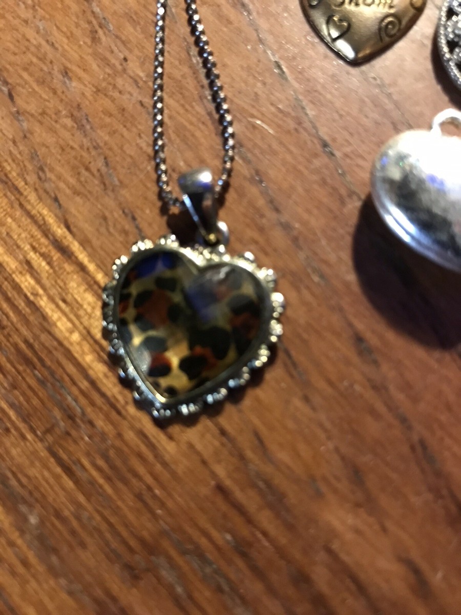 lot of 8 Vintage small heart pendants | eBay