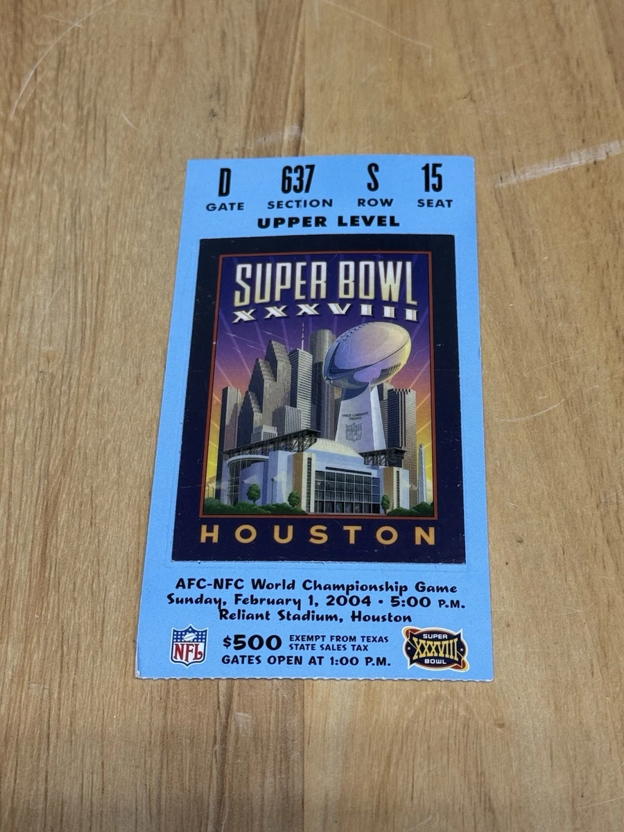 25+ Super Bowl In Vintage Sports Ticket Stubs for sale | Updated