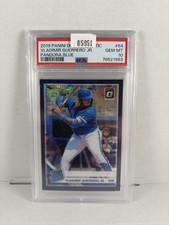 2019 Panini Donruss Optic #64 Vladimir Guerrero JR. /99 Pandora Blue PSA 10 Card
