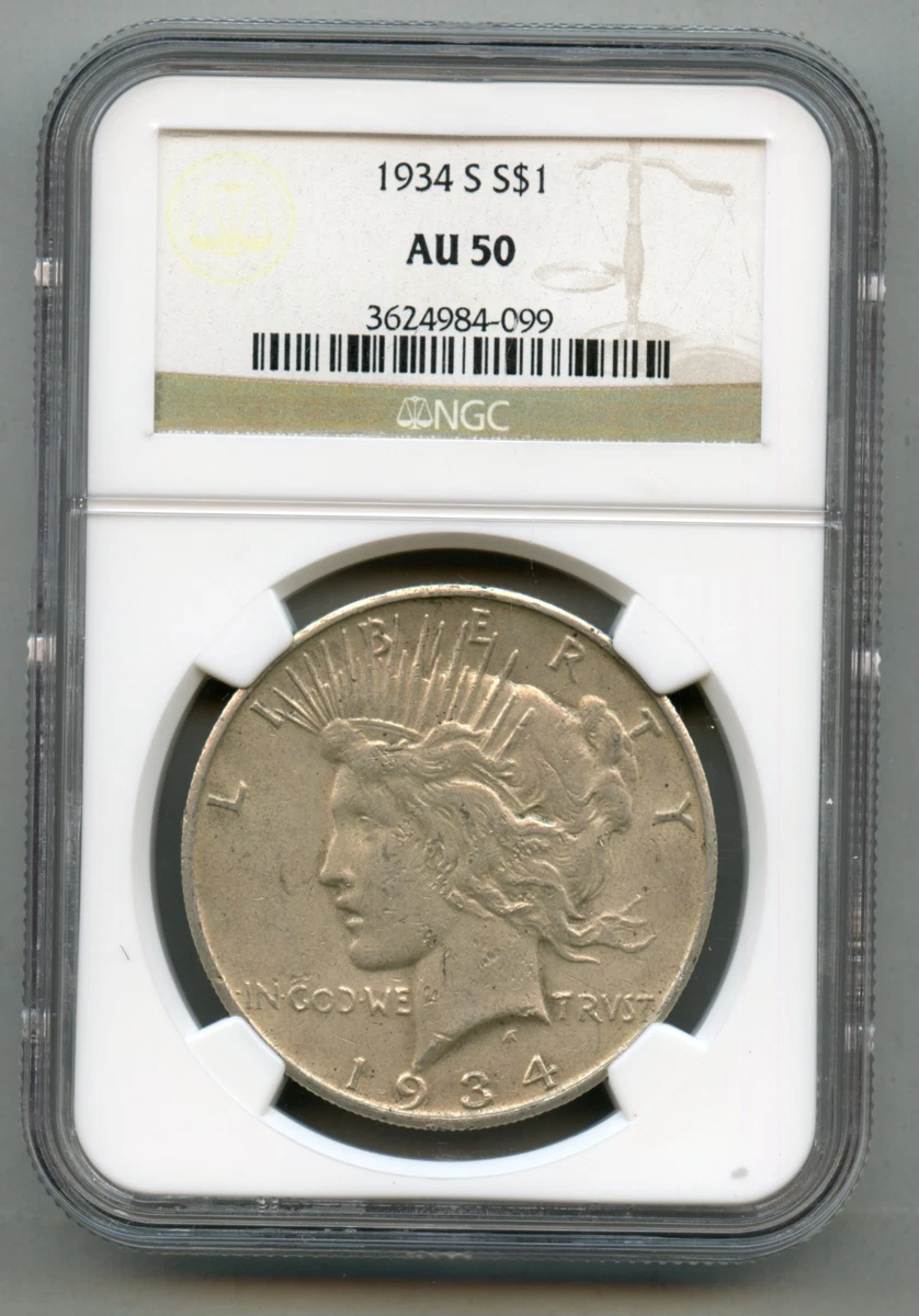 San Francisco 1934 Year Peace Dollars (1921-1935) for sale | eBay