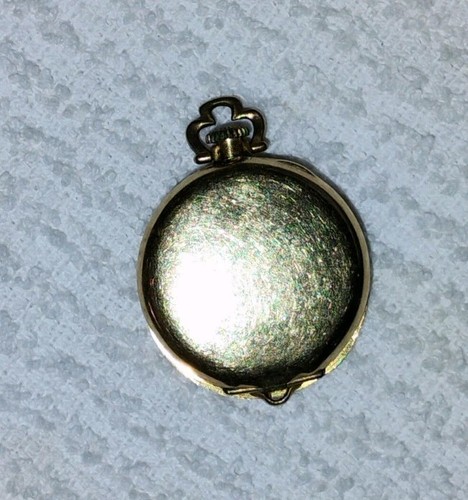 Vtg BULOVA Watch Co Mini Pocket Watch. 7 Jewels Rare Serial #1011840 Not Working - Picture 2 of 4