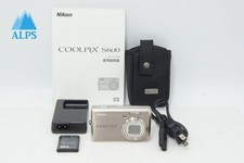 Near mint Nikon COOLPIX S600 10.0MP Compact Digital Camera Pink Gold 260513h