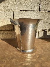 Superbe Seau À Champagne De JEAN GOARDERE En Étain Martelé Fait Main, Dinanderie