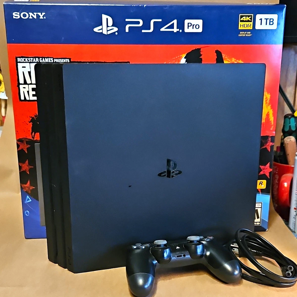Sony PlayStation 4 Pro Black 1 TB Consoles for sale - eBay