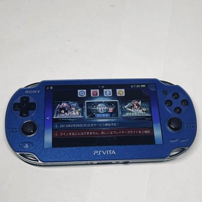 PS Vita Sapphire Blue PCH 1000 ZA04 w/Charger | eBay