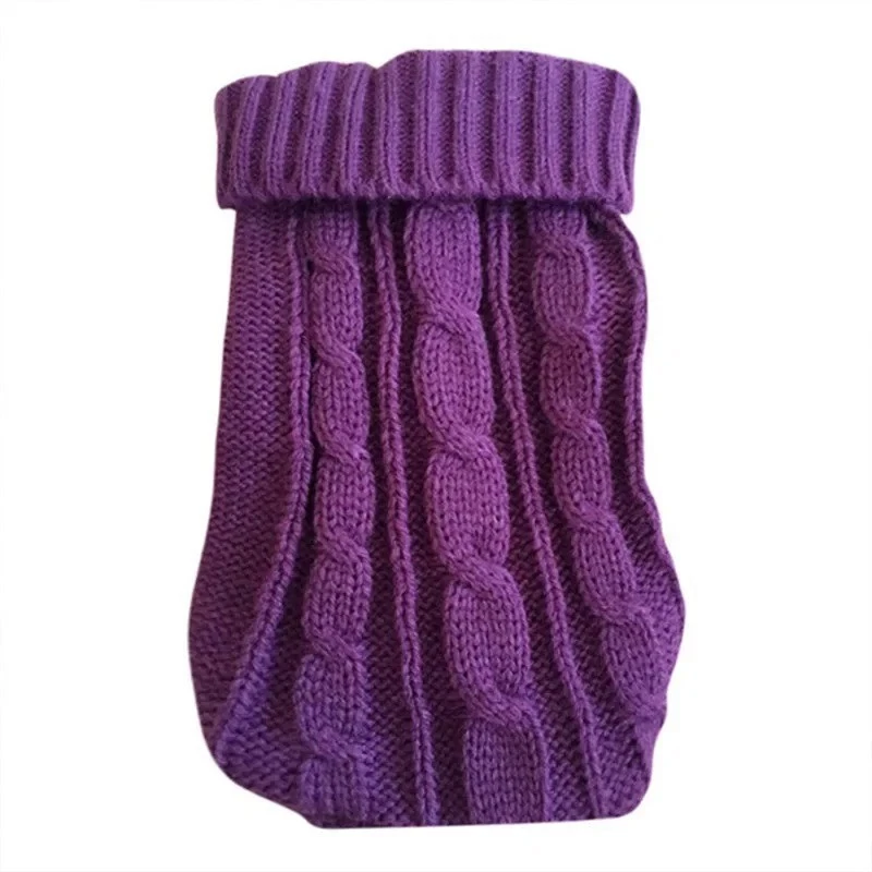 Dog Winter Knitted Sweater Warm Pet Clothes for Small Medium Dogs Puppy - Image 4 of 4
