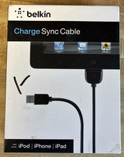 BELKIN Charger  Sync Cable for iPod iPhone iPad 4 ft - NEW