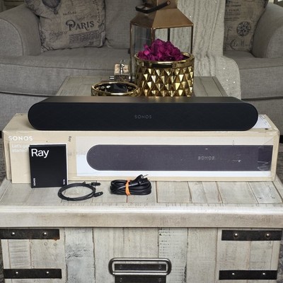 Sonos Ray Soundbar - Black - WiFi - AirPlay2 - Open Box (Pristine/Excellent)