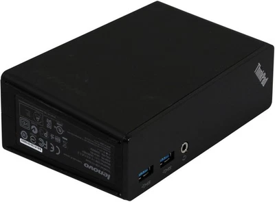 Lenovo ThinkPad USB 3.0 Dock Cablato USB 3.2 Gen 1 (3.1 Gen 1) Type-A Nero