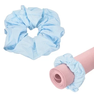 Yoga Mat Scrunchy, Yoga Mat Strap Band 1 Pcs & Cotton & Light Blue
