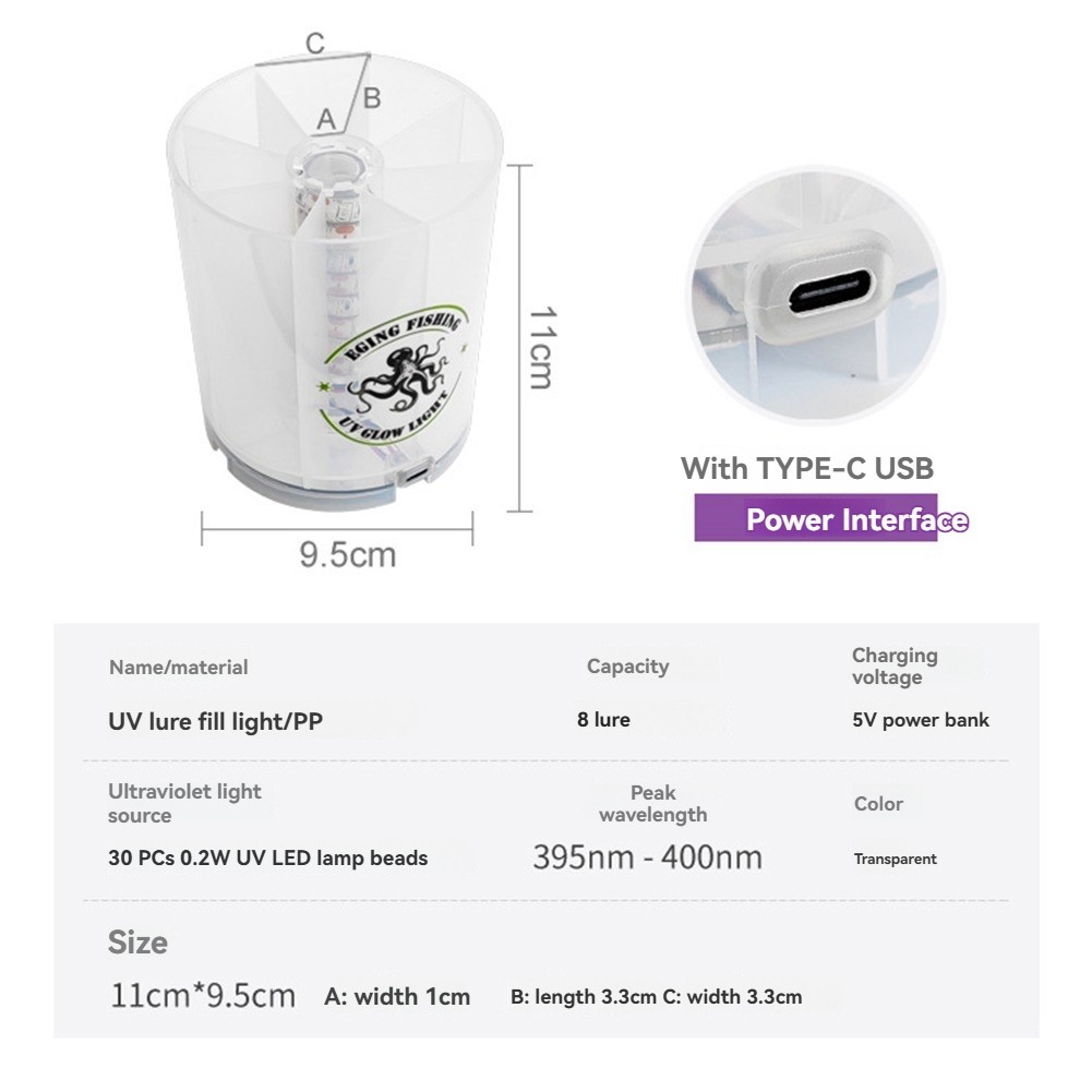 UV Jig Fill Light Accumulator for Sea Fishing Accessories9199 - Image 10