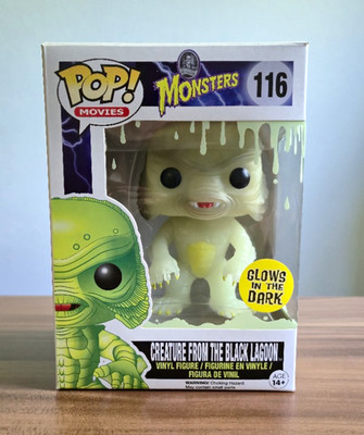 Funko Pop! Movies Monsters Creature from the Black Lagoon #116 Glow Vinylfigur