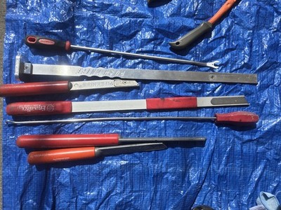 Lot Of Window Removal Glass TOOLS EQULIZER BRAND Push Knife Pipe Knife