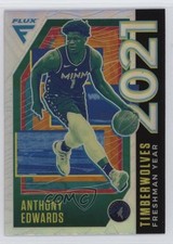 2020-21 Panini Flux Freshman Year Silver Prizm Anthony Edwards #3 z9m