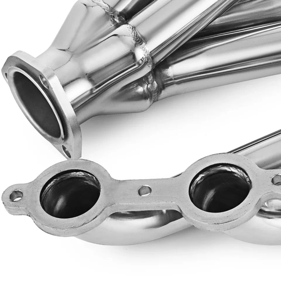 Set LS Swap Exhaust Headers For Chevy LS1 LS2 LS3 LS6 LS9 S10 SUV Truck Super - Image 4 of 4
