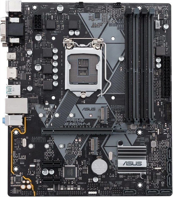 For ASUS PRIME B360M A motherboard LGA1151 DDR4 64G DVI+VGA+HDMI M-ATX Tested ok