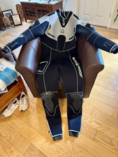 Waterproof W4 Men's XXL/t 7mm Wetsuit Black/Gray Advanced Performance Aquatex