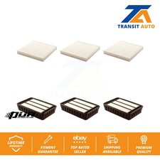 Air Cabin Filters (6 Total) Kit For Mitsubishi Lancer Outlander Sport RVR