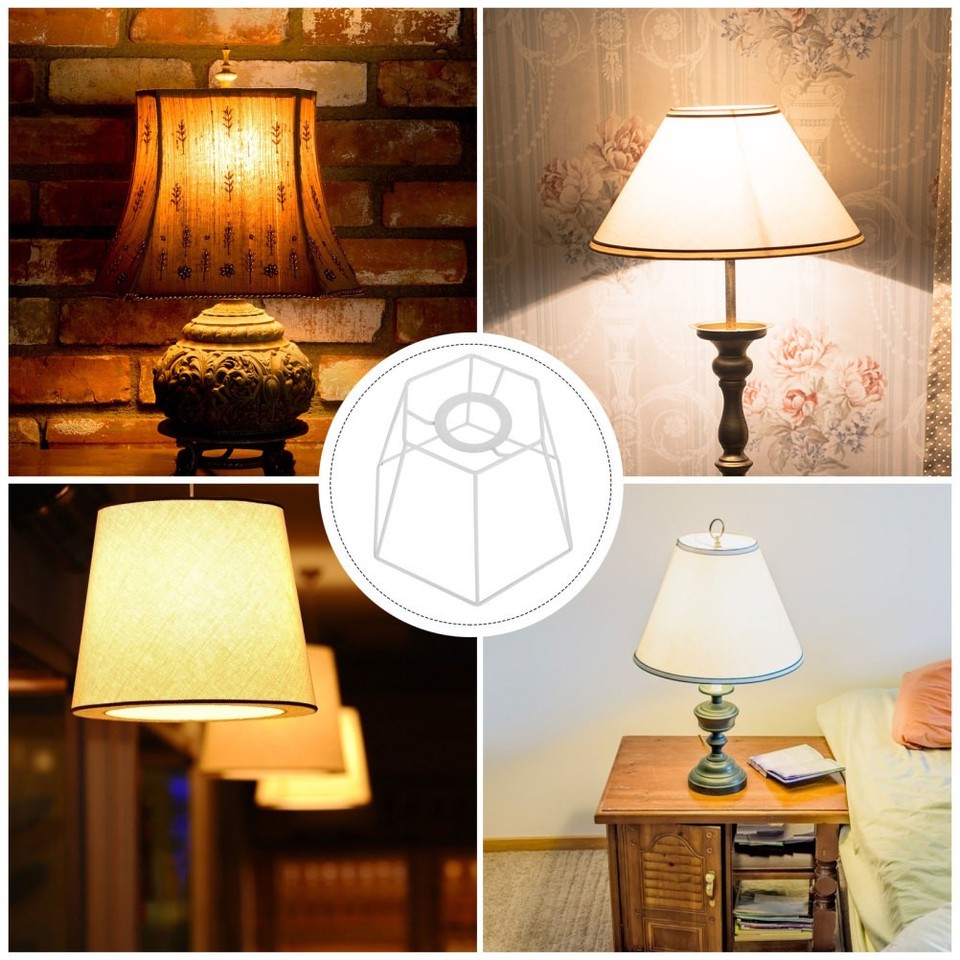 Retro Light Stand Lamp Shade Frame Cage Lampshade Holder Bracket | eBay ...