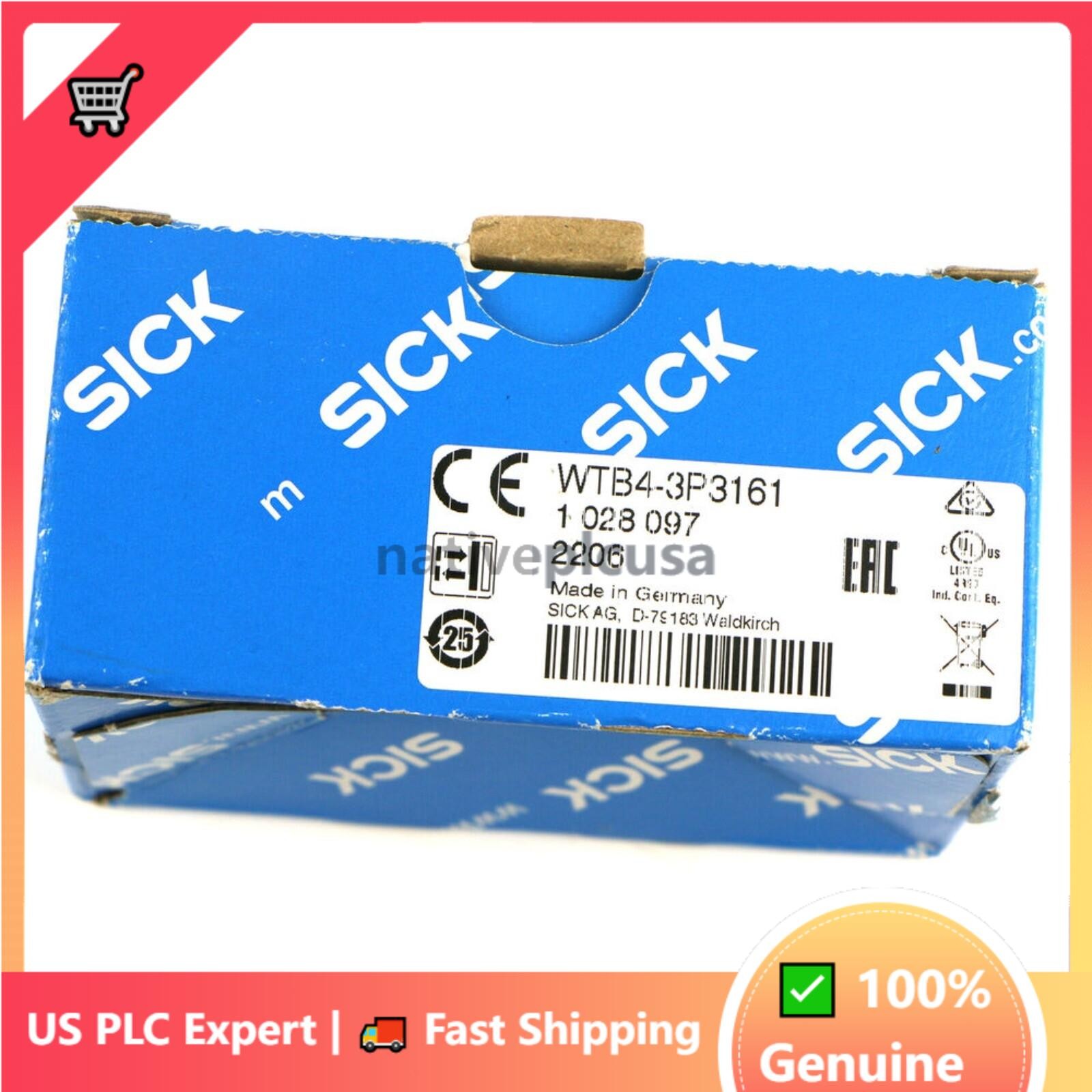 Us Free Tax  Sick Wtb4-3P3161 Wtb43P3161 1028097 Plc Photoelectric