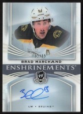 2018-19 Upper Deck The Cup Enshrinements 85/99 Brad Marchand Auto #E-BM CD5