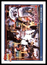 Carlton Fisk 1991 Topps #170 White Sox MLB READ FREE SHIPPING AutographDen