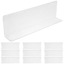 New Best Clear L-Shaped Shelf Dividers 10-Pack for Closet Cabinet and Drawer