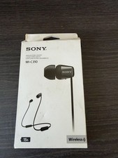 Image of Sony WI-C310 Bluetooth In-Ear Headphones Black New - Slight Box Wear