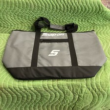 New Snap On Tools Official Cooler Tote Bag Gray And Black 18x13x8 Insulated