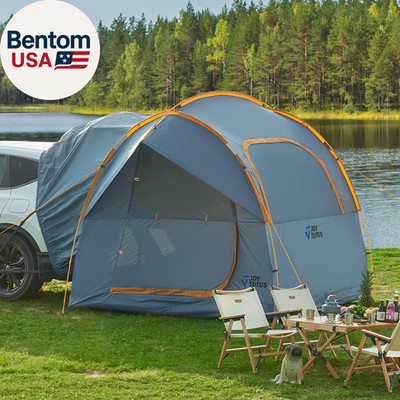 SUV Tent for Camping with Rainfly, Double Door Design Car Tent with Aluminum Pol
