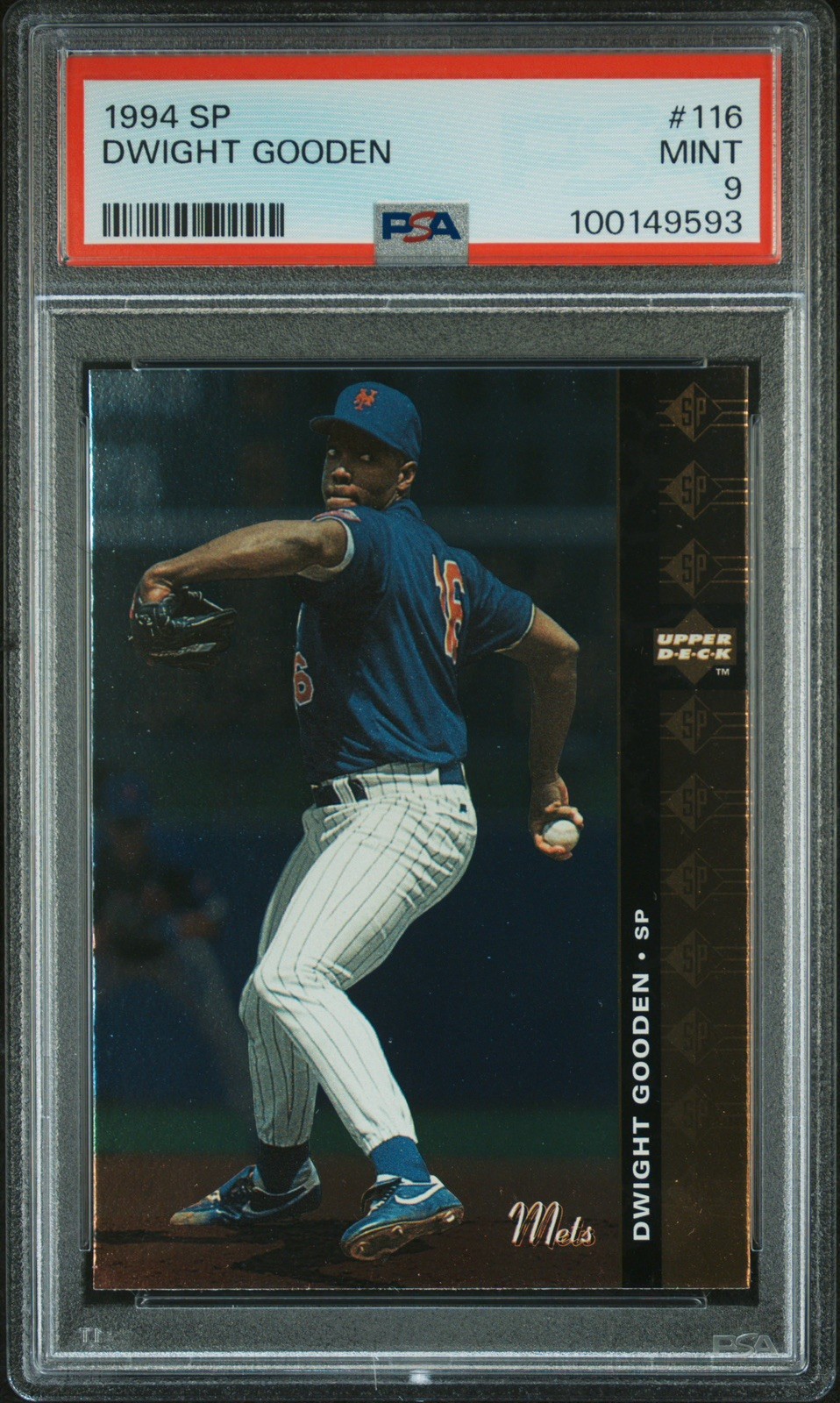 1994 SP Dwight Gooden #116 / PSA 9