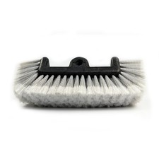 12" Soft Bristle Car Wash Brush Head Gray RV Truck Boat Fits 3/4" ACME Handles
