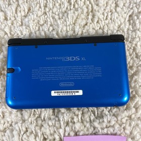 Nintendo 3DS XL Blue Black Handheld Console Handheld System SPR-001 FOR PARTS