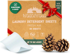 Laundry Detergent Sheets   Eco-Friendly, Hypoallergenic, Plant-Based Detergent f