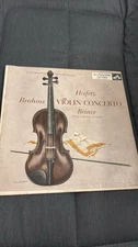 Brahms Violin Concerto Heifetz Reiner Chicago Symphony RCA Victor LM-1903 LP