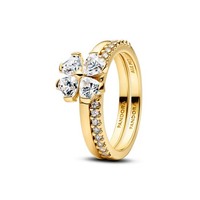 Pandora Timeless Teilbarer Funkelnder GlüCksklee Ring 164507C01-52