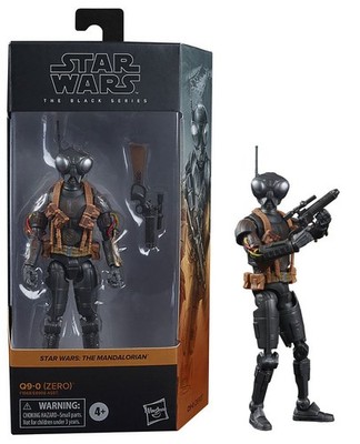 Hasbro Star Wars Q9-0 ZERO DROID 6'' 15cm Black Serie F1868 Actionfigur Commando